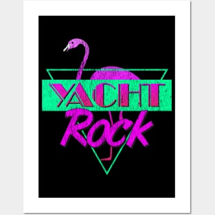 Yacht Rock Party Boat Drinking graphic 80s Faded Posters and Art